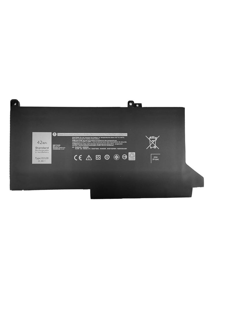 Terabyte Dj1J0 Pgfx4 Laptop Battery For Dell Latitude 12 7480 7490 7280 E7280 7290 E7290 13 E7380 E7390 7380 7390 14 E7480 E7490 Series P28S P28S001 451-Bbzl C27Rw K8X0T1 Onfoh K8X0T Khy0C(3-Cell) - Image 1