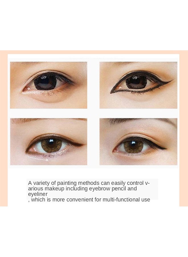 AiYi 2-in-1 Eyebrow Pencil, Liquid Eye Brow Pencil with 2 Heads, Brow Pen for Sharpening, Waterproof Long-lasting, Hair Drawing Pen (Brown) - Image 2