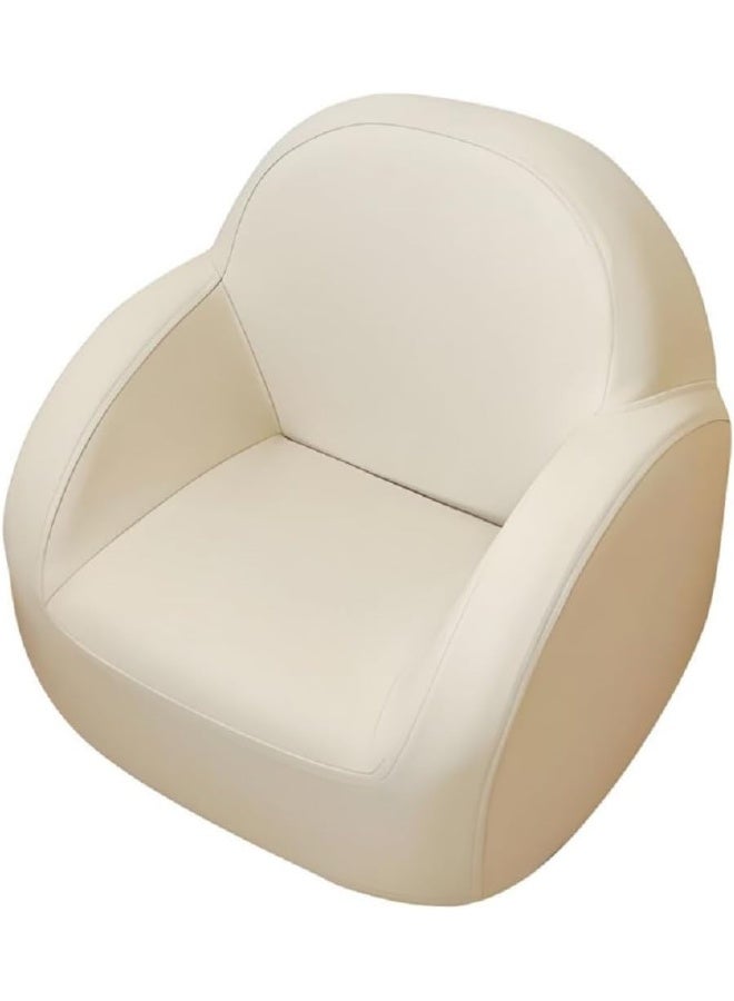 Zayn comforts أرائك وكراسي أطفال مريحة وعصرية: ناعمة، خفيفة الوزن، ومريحة بأسعار معقولة للأطفال (جلد بيج) - Image 1