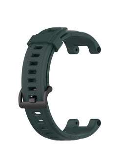 Generic Strap Compatible with Amazfit T-Rex/T-Rex Pro Smartwatch Soft Silicone Sports Replacement Watch Band Waterproof Breathable Wristband Bracelet with Tools (Green)  - Image 4