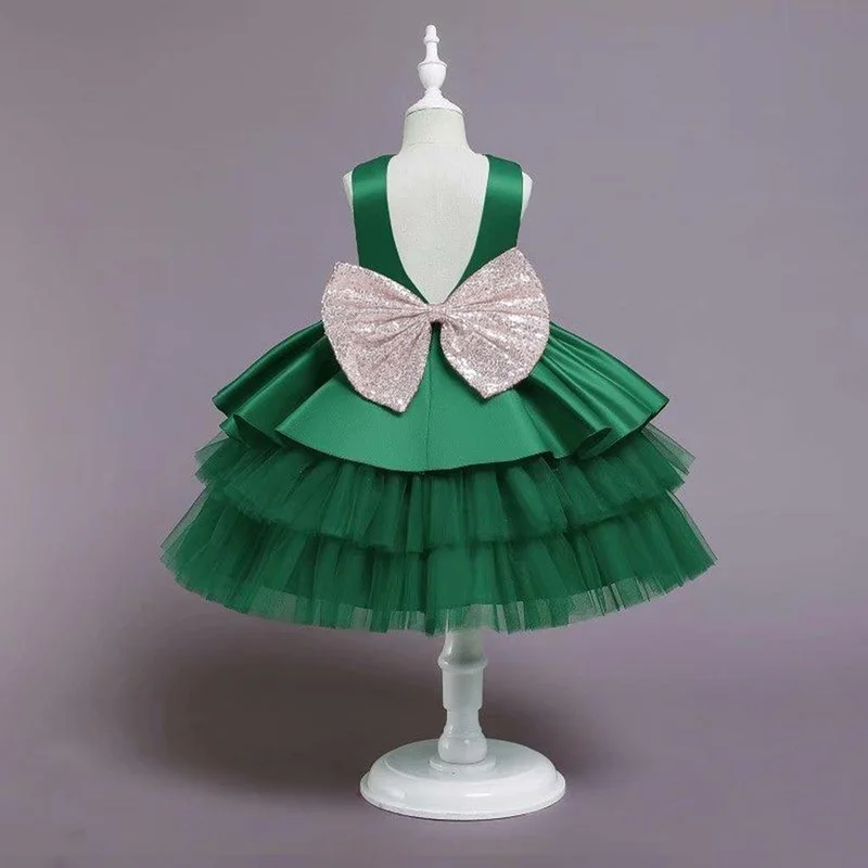 ماشو تريند Open Back Layered Tulle Dress - Layered Tulle Dress - Backless Girls' Evening Dress Mini Dress