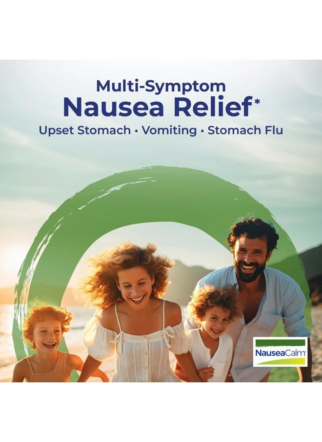 Boiron NauseaCalm Relief for Upset Stomach, Nausea, and Vomiting Due to Stomach Flu, Overindulgence, or Motion Sickness - Non-Drowsy - 60 Count  - Image 2