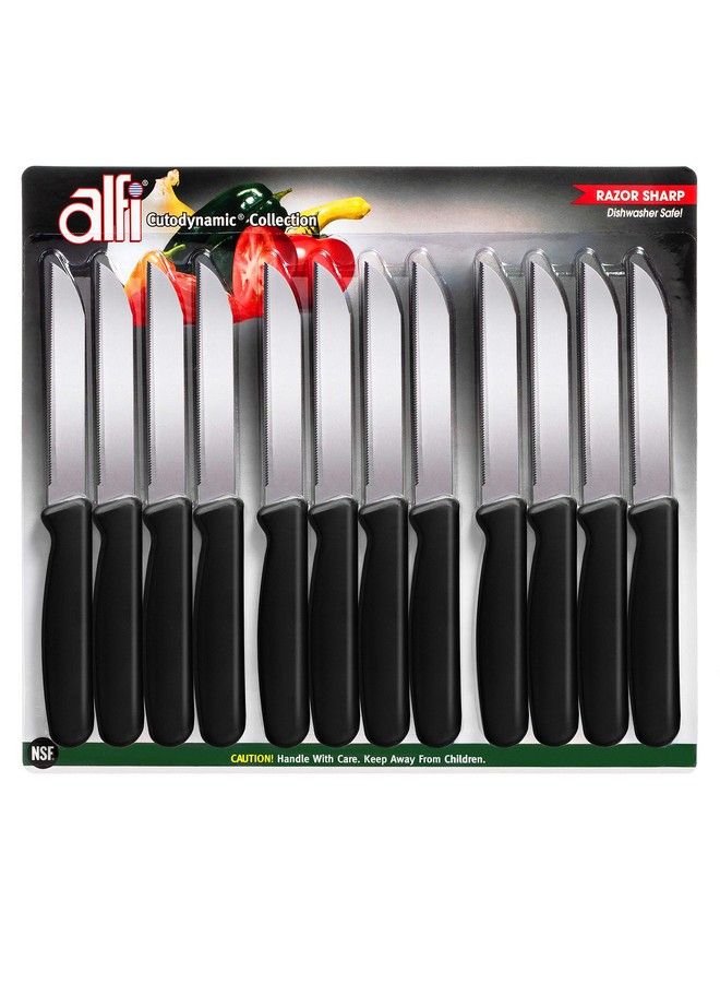 Alfi سكاكين متعددة الاستخدامات بدقة الفضاء طرف مدبب مصنوعة في الولايات المتحدة (أسود كلاسيكي 12 عبوة) - Image 2