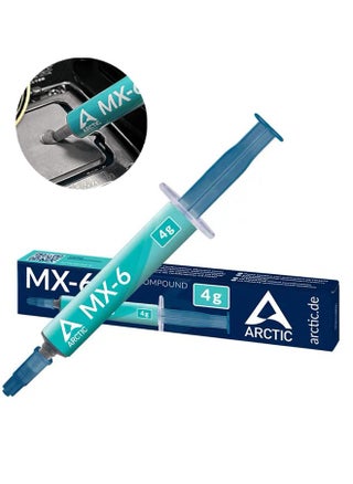MX-6 (4g) Ultimate Performance Thermal Paste, Laptop Graphics Card Heat Dissipation Paste, Long Durability, Safe Application, Suitable for CPU, Gaming Consoles, Graphics Cards, Laptops - pzsku/Z6285C2551C7A735D9954Z/45/_/1740637899/1a6022a3-8a24-4c61-9fa7-1174153d1f46