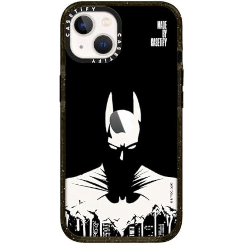كاستيفي كاسيتي حافظة امباكت ايفون 13 【باتمان كو-لاب / 4X اختبار السقوط من الدرجة العسكرية / حماية من السقوط بطول 8.4 قدم/ متوافق مع ماج سيف】 - ظل باتمان - اسود شفاف - Image 2