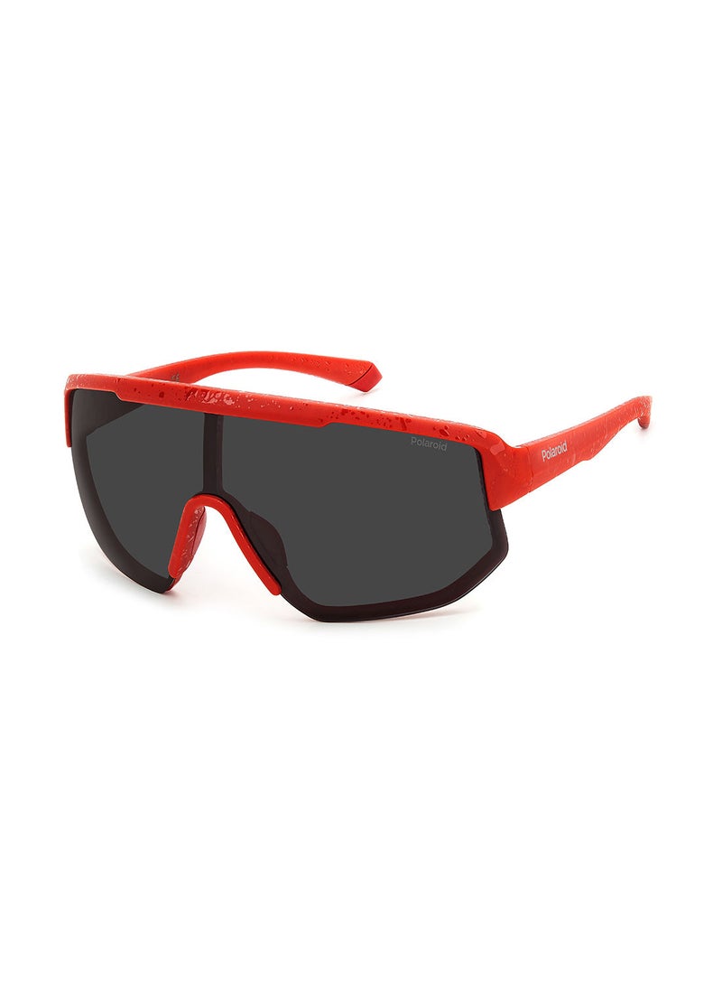 Polaroid Unisex UV Protection Sunglasses - Pld 7047/S Matte Red 99 - Lens Size: 99 Mm  - Image 1