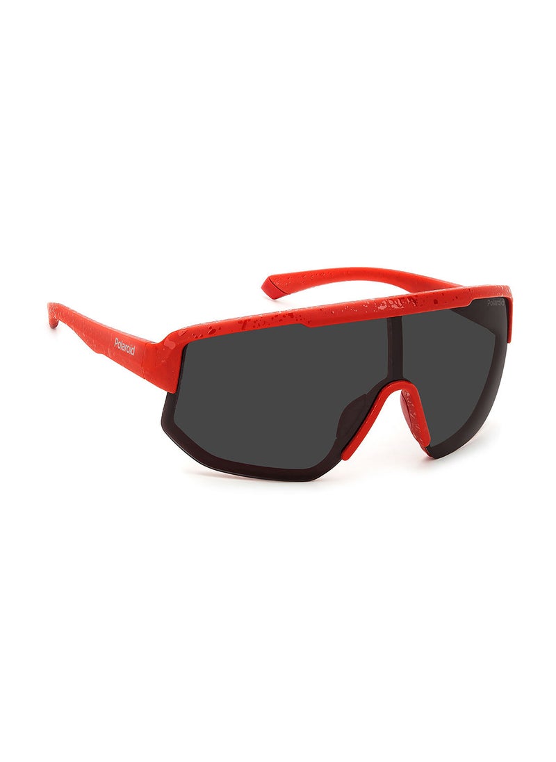 Polaroid Unisex UV Protection Sunglasses - Pld 7047/S Matte Red 99 - Lens Size: 99 Mm  - Image 2