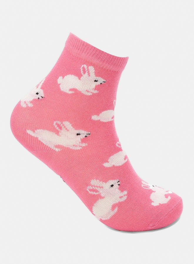 Carina Girly Cotton Socks - 5 Pairs - Image 3