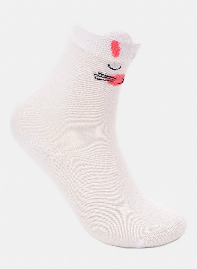 Carina Girly Cotton Socks - 5 Pairs - Image 2