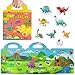 RUSON Reusable Sticker Book Dinosaur Stickers Educational Learning Toys Travel Stickers Activity Books for Toddler Girls Boys Age 3 Birthday Gifts - Image 4
