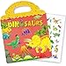 RUSON Reusable Sticker Book Dinosaur Stickers Educational Learning Toys Travel Stickers Activity Books for Toddler Girls Boys Age 3 Birthday Gifts - Image 2