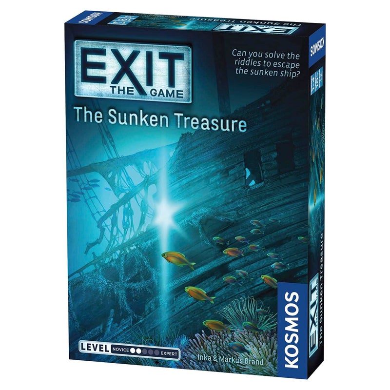 Thames & Kosmos The Sunken Treasure | Exit: The Game - A Kosmos| Family-Friendly, Card-Based At-Home Escape Room Experience for 1 To 4 Players, Ages 10+ - Image 1