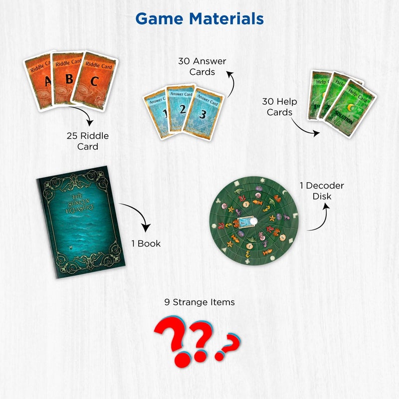 Thames & Kosmos The Sunken Treasure | Exit: The Game - A Kosmos| Family-Friendly, Card-Based At-Home Escape Room Experience for 1 To 4 Players, Ages 10+ - Image 3