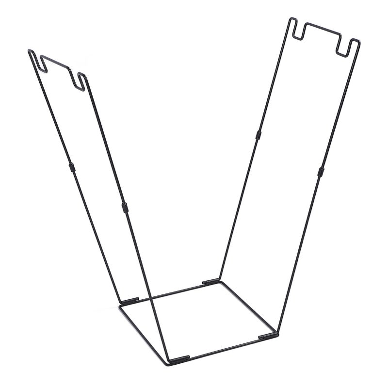 Outdoor Trash Bag Holder Stand Heavy Duty Metal Large Capacity Portable Leaf Bag Stand for Camping Picnics Outdoor Events - Image 5