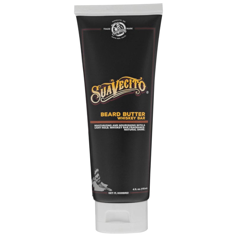 SUAVECITO Beard Butter - Whiskey Bar by Suavecito for Men - 4 oz Cream - Image 1