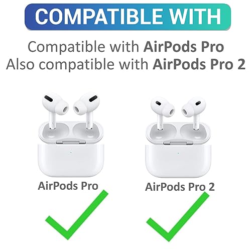 KACA Silicone Replacement Ear Tips for Apple AirPods Pro 2 & Airpods Pro | Anti-Slip Eartips | Fits in The Charging Case (All 3 Sizes inclued) (Small+Medium+Large Size, 3 Sets, 6Pc) (White) - Image 4