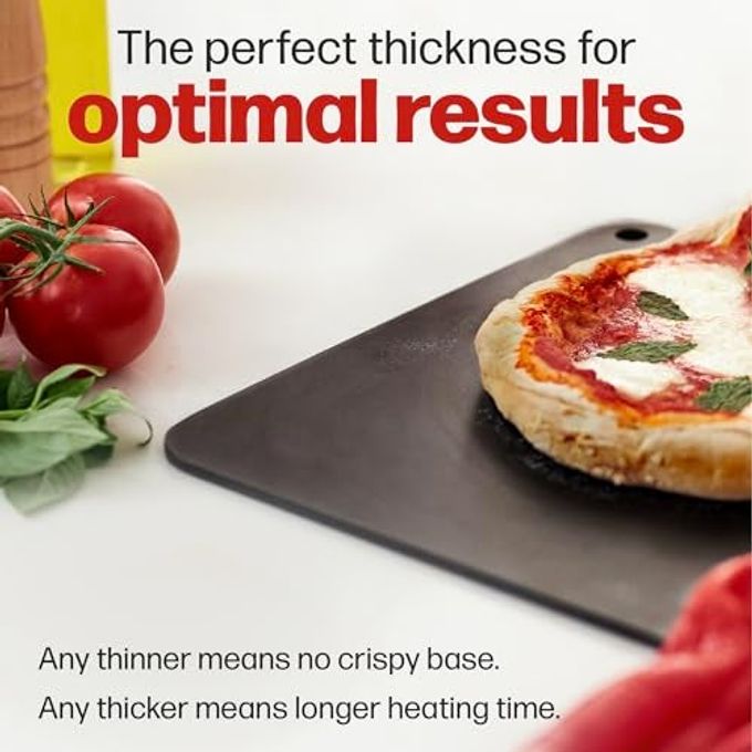 Hans Grill Pizza Steel PRO by Hans Grill | XL 1/4" Thick Square Conductive Metal Baking Steel for Oven and BBQ Cooking Pizzas | Bake and Grill Bread and Calzone with our Cast Iron Pizza Stone - Image 3