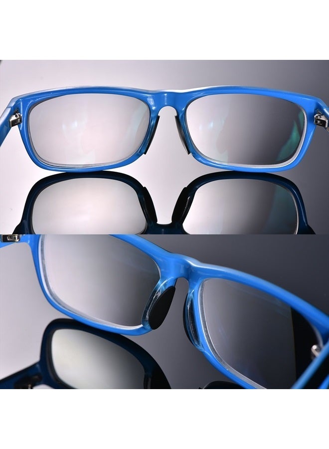 TOODOO 18 Pairs Eyeglasses Nose Pads Glasses Adhesive Silicone Anti-Slip Nosepads for Eyeglass Glasses Sunglasses (Transparent and Black, 1mm) - Image 3