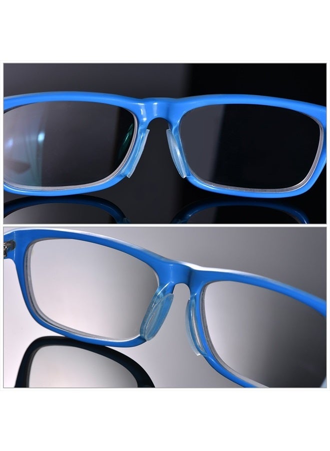 TOODOO 18 Pairs Eyeglasses Nose Pads Glasses Adhesive Silicone Anti-Slip Nosepads for Eyeglass Glasses Sunglasses (Transparent and Black, 1mm) - Image 2