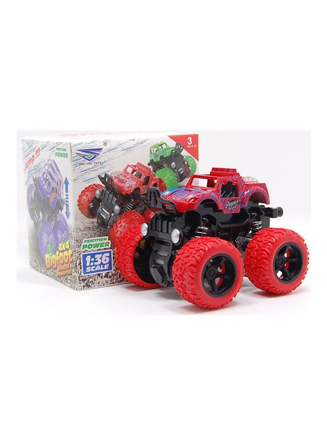 NIBEMINENT 1:36 Friction Power Big Foot Powerful Wheels Toy Car Multicolour - Image 3