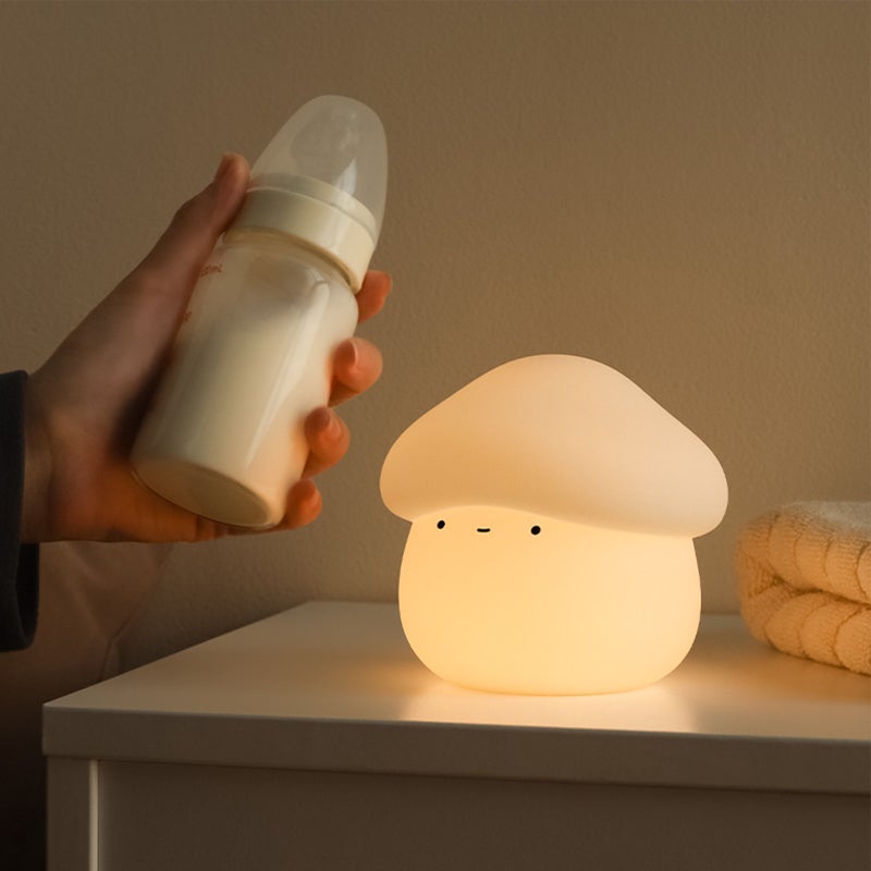 Silicone Mushroom Night Light Pat Light 15/30 Minutes Delay Off Two Dimmers 1W - Image 2