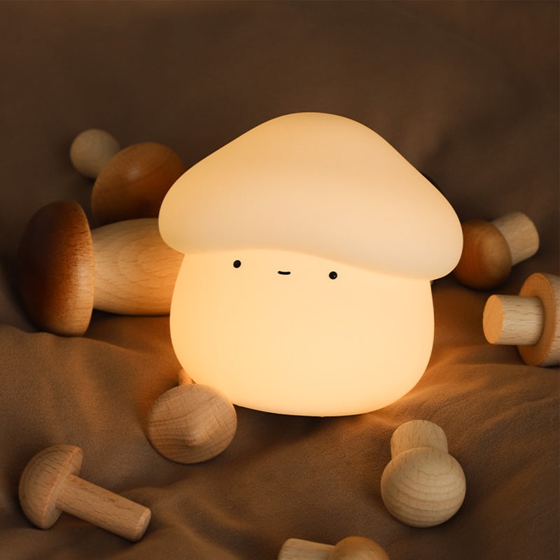Silicone Mushroom Night Light Pat Light 15/30 Minutes Delay Off Two Dimmers 1W - Image 4