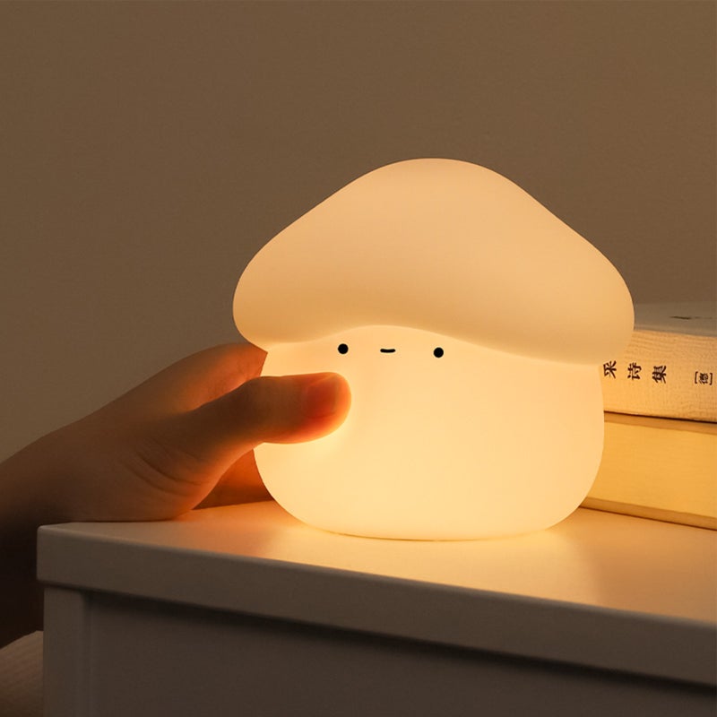 Silicone Mushroom Night Light Pat Light 15/30 Minutes Delay Off Two Dimmers 1W - Image 5