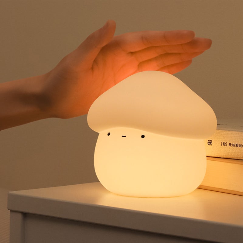 Silicone Mushroom Night Light Pat Light 15/30 Minutes Delay Off Two Dimmers 1W - Image 3