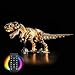 BrickBling LED Light Only Compatible with Lego Dinosaur Fossils Tyrannosaurus rex Creative Lighting Kit Compatible with Lego 76968Not Come with Model RC Version Light - Image 2