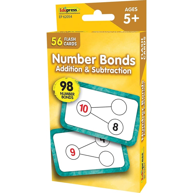 Teacher Created Resources Number Bonds Flash Cards - Addition and Subtraction (EP62054) - Image 1