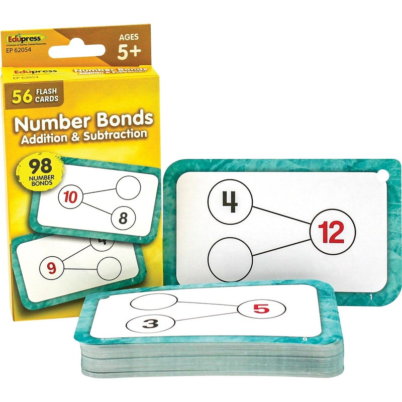 Teacher Created Resources Number Bonds Flash Cards - Addition and Subtraction (EP62054) - Image 3