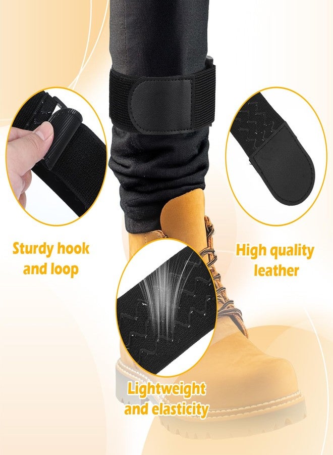 Ymapinc Boot Belt Strap for Cowboy Boots, 2Pcs Lengthened Widened Adjustable Boot Bands for Men, Elastic Ankle/Pant Leg Straps for Boots,Fastening Belt for Riding/Fishing/Hiking Outdoor Sports - Image 3