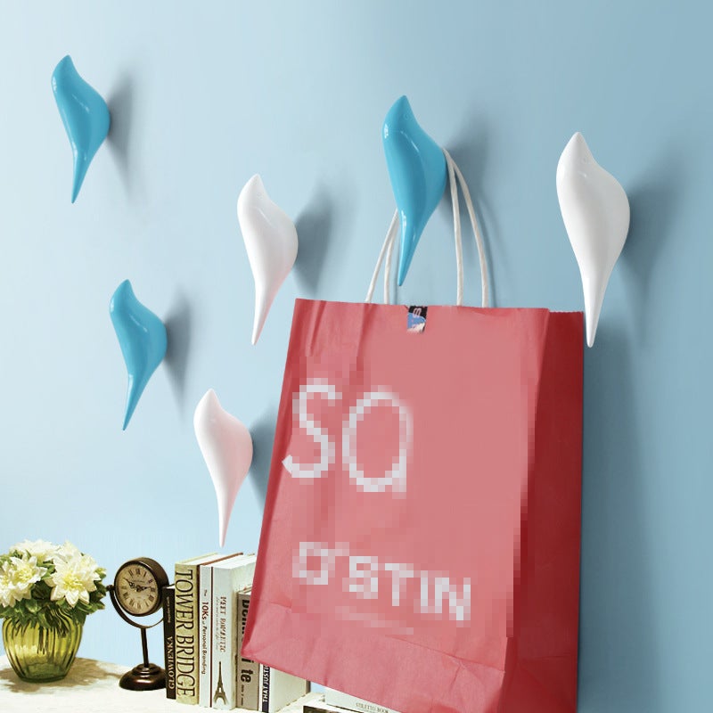Cross-Border Whole Home Wall Bird Decoration Animal Hook Wall Decoration Door Back Clothes Hook Three-Dimensional Coat Hook(Silver) - Image 3
