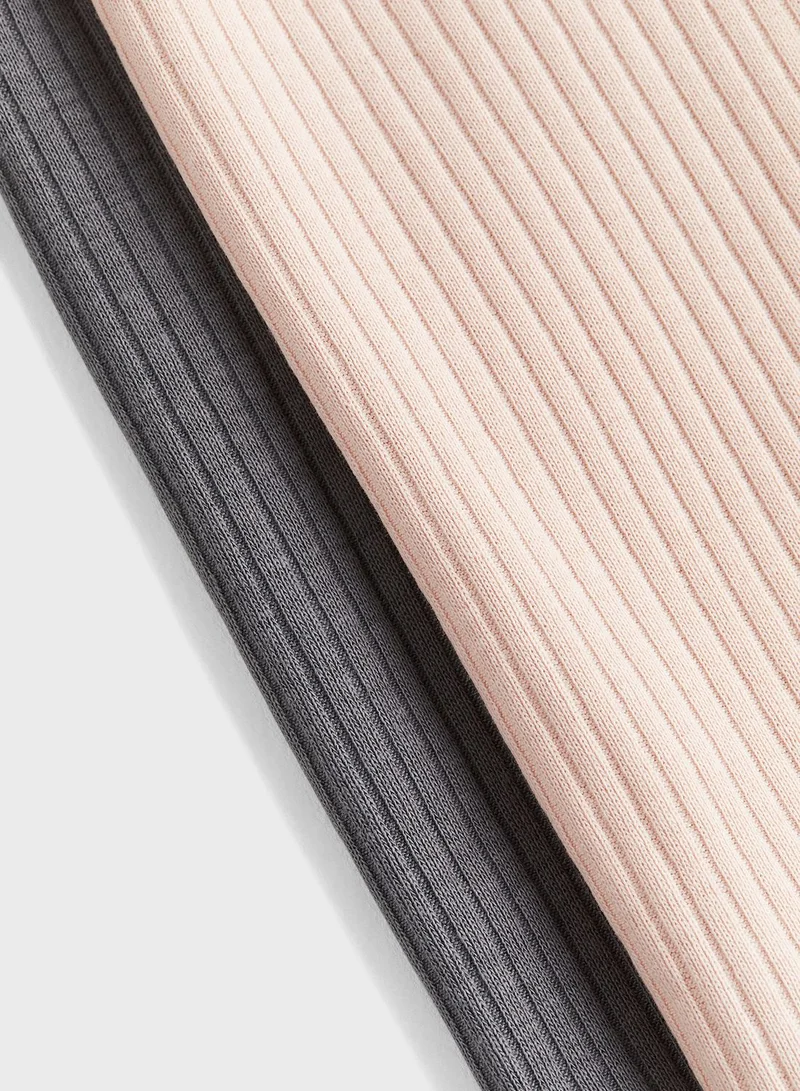 اتش اند ام طقم بنطلونات أطفال قطعتين متنوعة