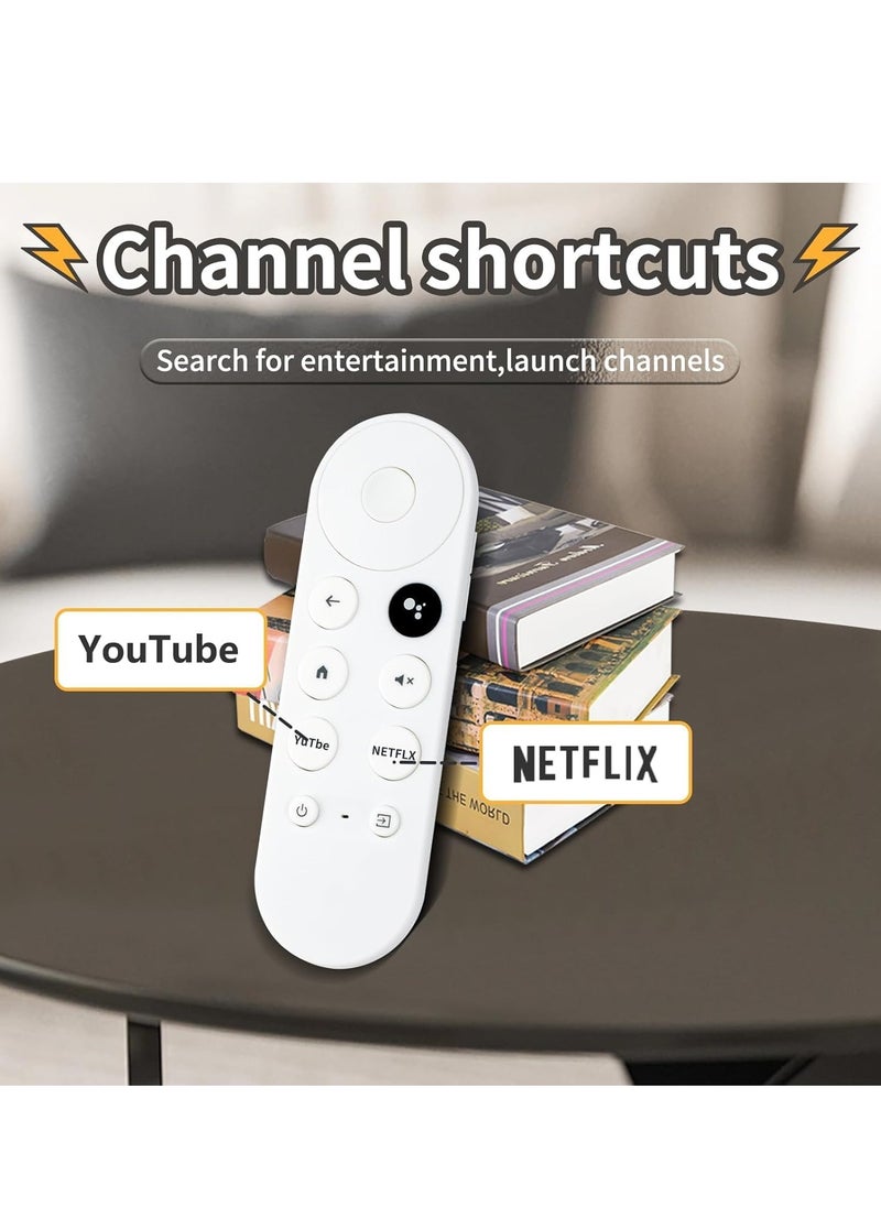 ELTRAZONE - Replacement Voice Remote Control for Google Chromecast 4K - G9N9N / GA01409-US / GA01919-US / GA01920-US / GA01923-US - Image 1