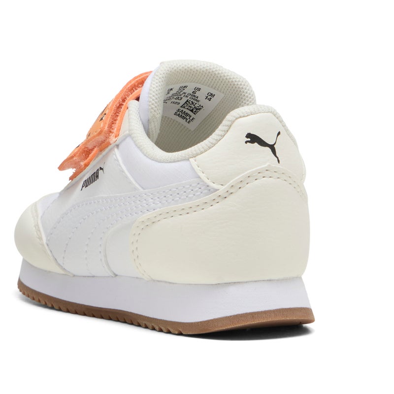 PUMA Adaptor Match Baby Unisex White Sneakers - Image 3