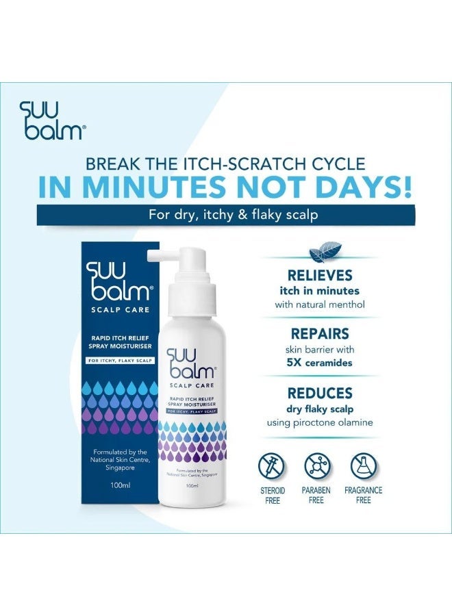 Suu Balm Rapid Itch Relief Scalp Spray Moisturiser - Image 3