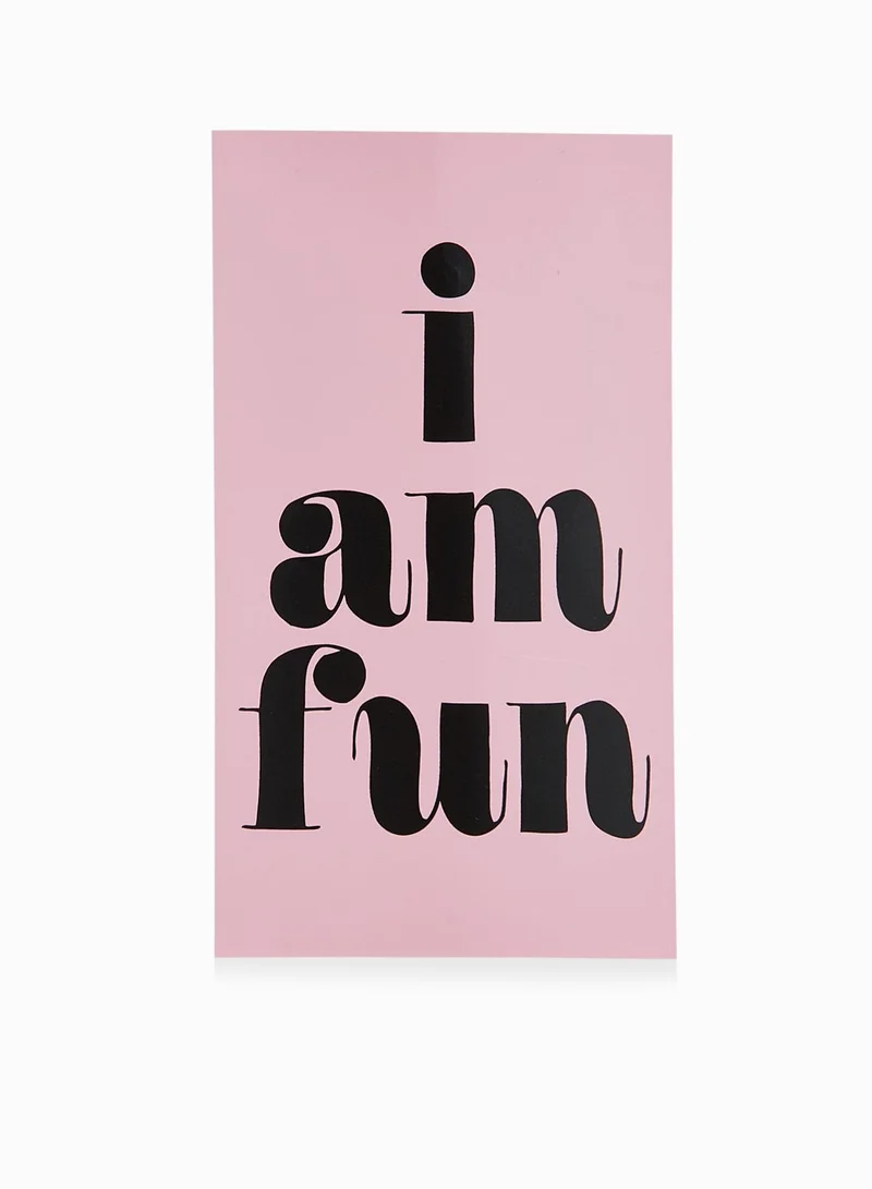 ban.do I Am Fun Beach Towel