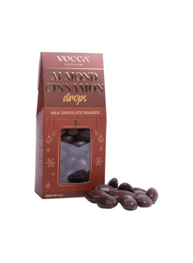 Milk Chocolate Dragees, Almond & Cinnamon - 100g, UAE