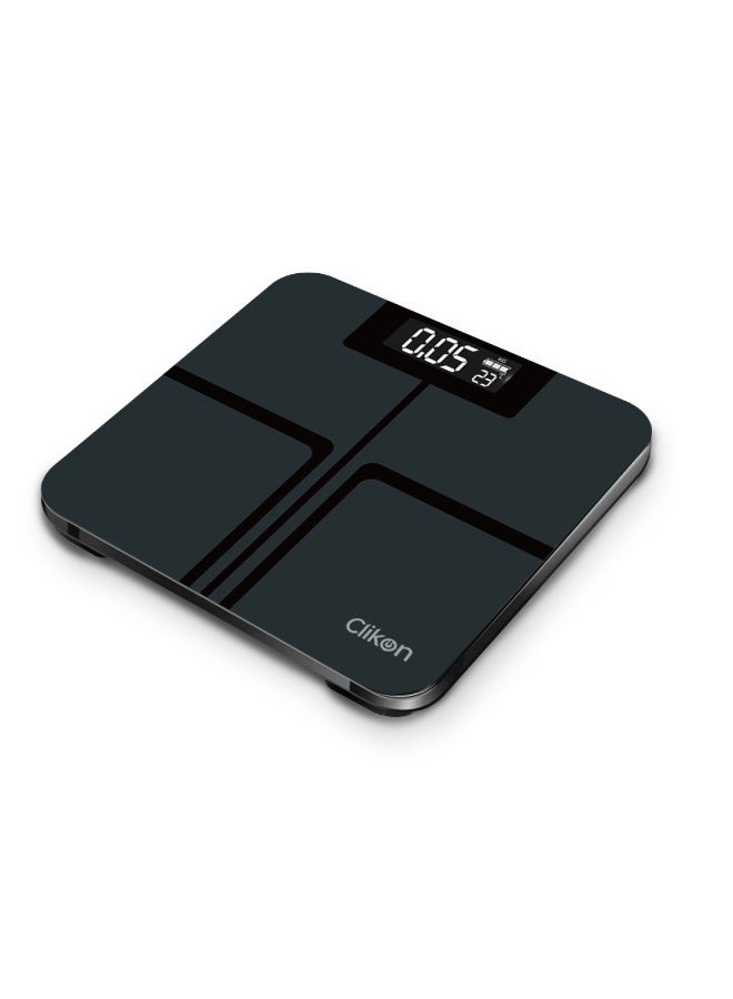 كليكون حجمكليكون - ميزان حمام رقمي، تشغيل/إيقاف تلقائي، مؤشر للحمل الزائد وانخفاض البطارية - CK4018 - Image 3