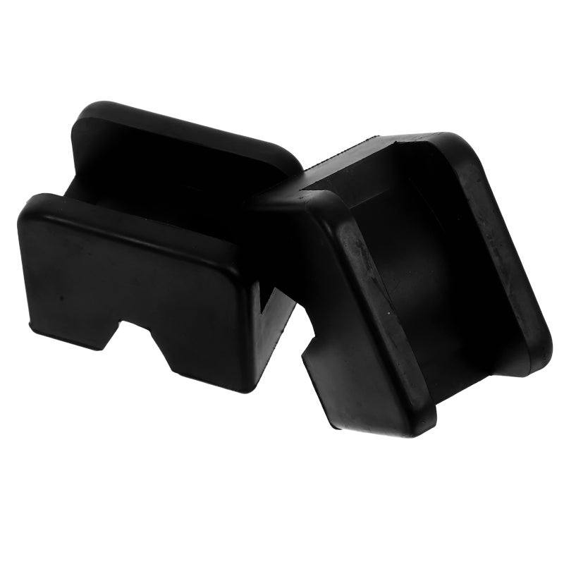 2PCS Jack Rubber Cover Jack Pad Universal Slotted Frame Rubber Stand Jack Rubber Support Sleeve (Black) - Image 5