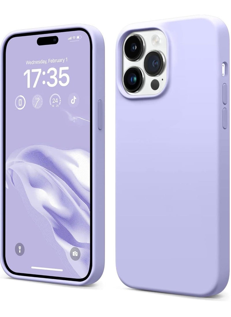 Raxoom 3-in-1 Purple iPhone 15 Case – Includes 9H Tempered Glass Screen Protector, Premium Liquid Silicone Shockproof Cover, Slim Design (2023) - Image 5