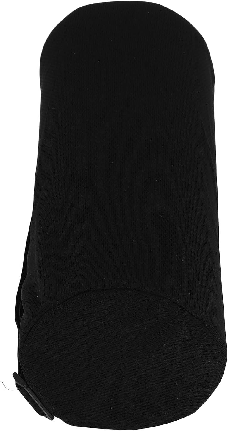 Semme Lumbar Roll Multifunctional Lumbar Roll Pillow with Strap for Back Support Cylinder Waist Support Pillow for Pregnancy and Office Use (Black) - Image 5