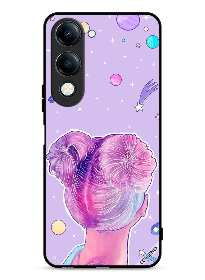 Covernex vivo Y29s Protective Case Cover Girl And Space Stars Art - Image 1