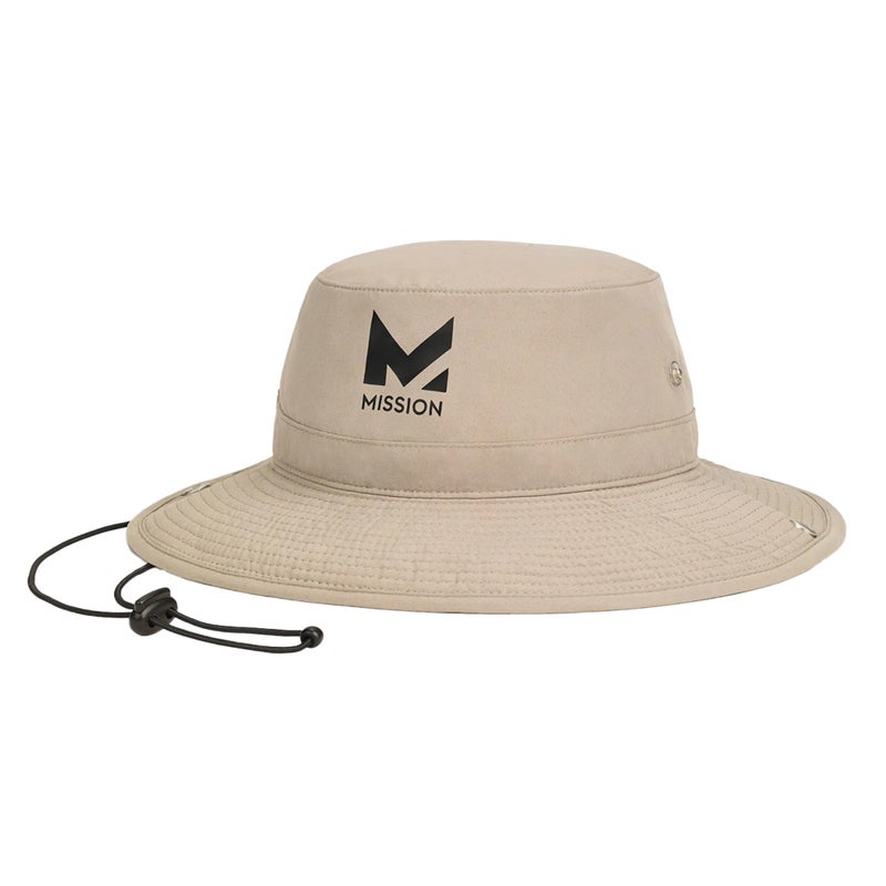 MISSION Cooling Bucket Hat, Khaki - Unisex Wide-Brim Hat for Men & Women - Lightweight, Foldable & Durable - Cools Up to 2 Hours - UPF 50 Sun Protection - Machine Washable - Image 1