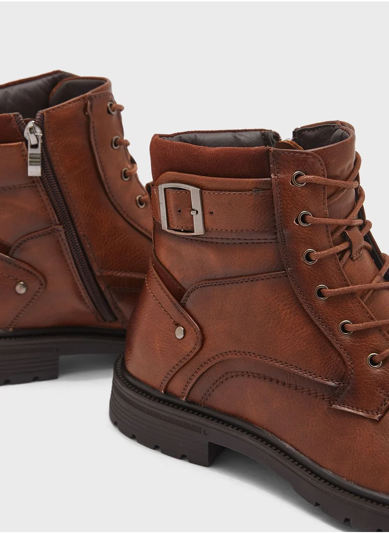 Robert Wood Casual Utility Boots