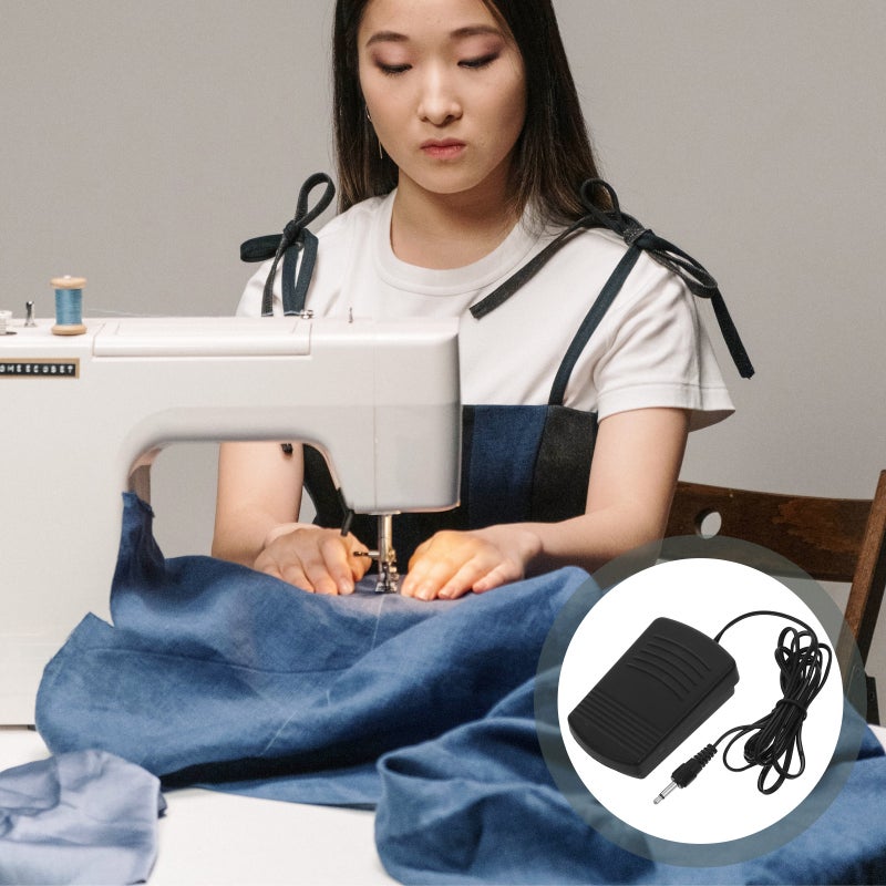 2pcs Household Sewing Machine Foot Pedal Steady Stitching Foot Pedal Sewing Mat Stitching Machine Accessory Sturdy - Image 3