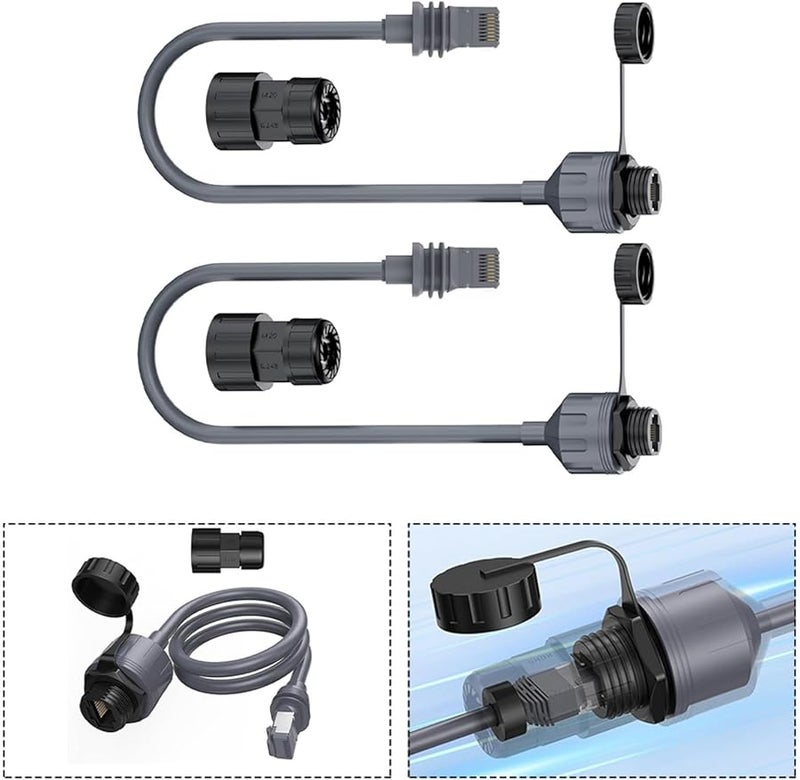 Waterproof Ethernet Adapter Cable For Starlink V3 Gen 3 Standard And Mini 2PCS - Image 5