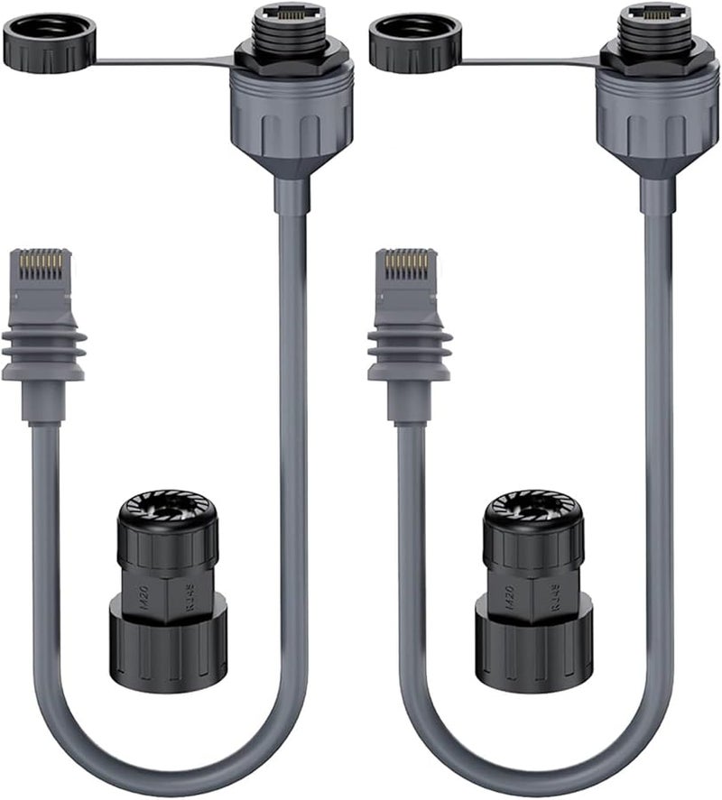Waterproof Ethernet Adapter Cable For Starlink V3 Gen 3 Standard And Mini 2PCS - Image 1