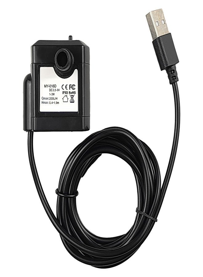 Gikfun 3W 50GPH USB Mini Submersible Water Pump Replacement Pump for Aquariums, Fish Tank, Pet Fountain EK1527 - Image 1